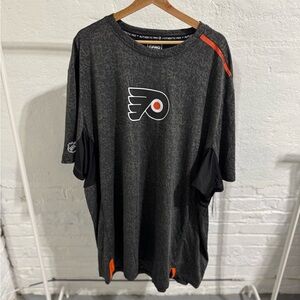 Flyers Fanatics Black and Orange Men's Jersey
